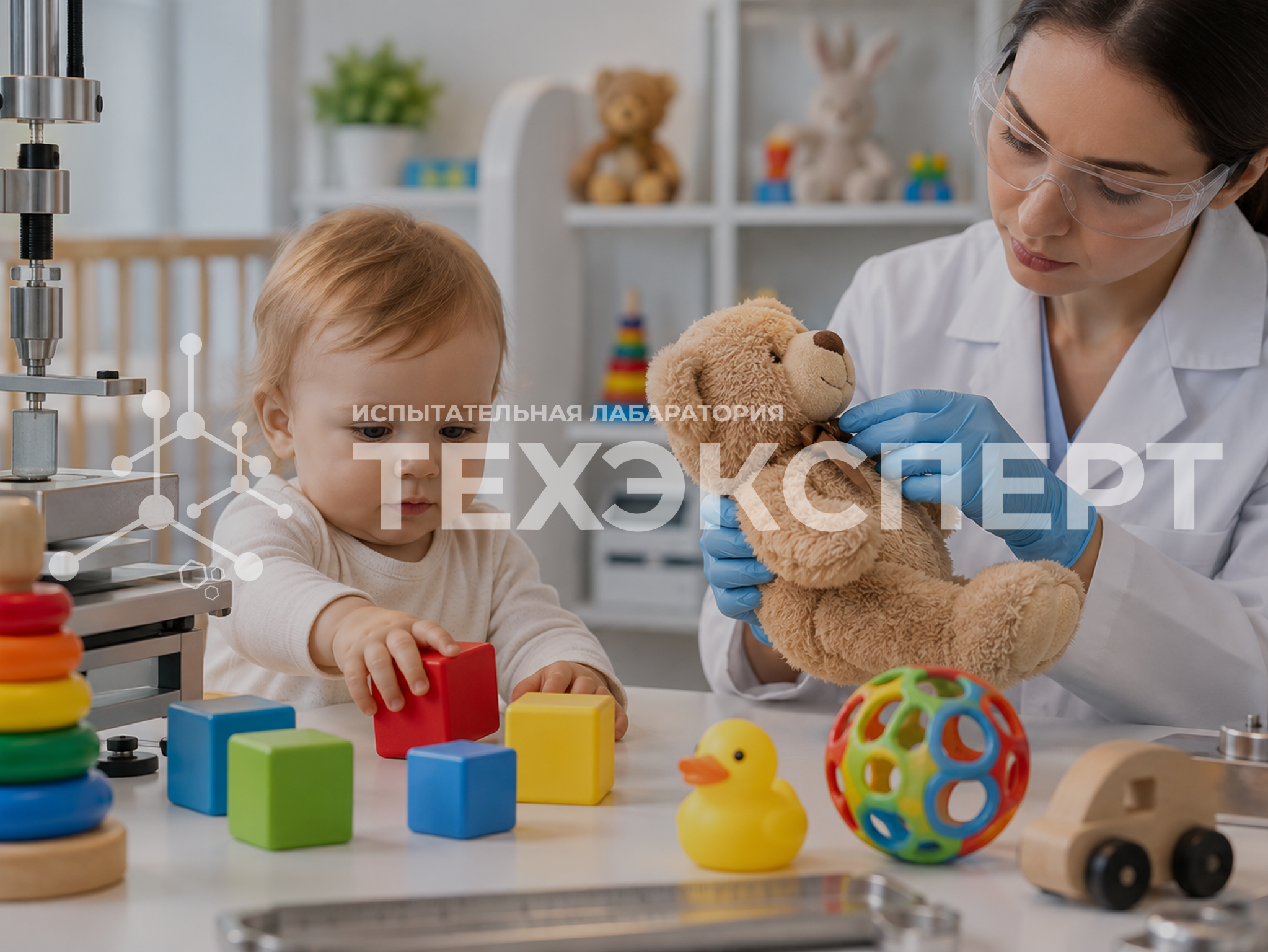 Испытания игрушек для детей до 3 лет: на что обращают особое внимание